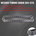 For ZONGSHEN ZS182MN NC300S Motorcycle Camshaft Timing Chain 3X4-122L DID NC250S Engine KAYO BSE Off-road Dirt Bike Accessories