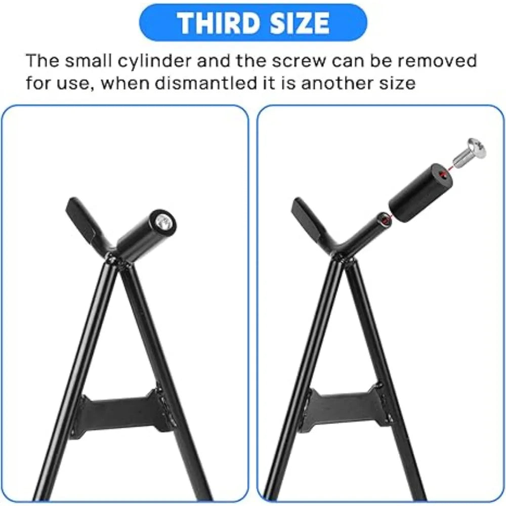 Universal Triangle Stand 80-500cc A Stand Motorcycle Triangle Stand for Dirt Bike Motocross Enduro Black Accessories