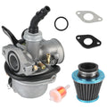 With 35mm Air Filter Fuel Filter For 50cc 70cc 80cc 90cc 110cc 125cc ATV Dirt Pit Bike 19mm Carb PZ19 Carburetor