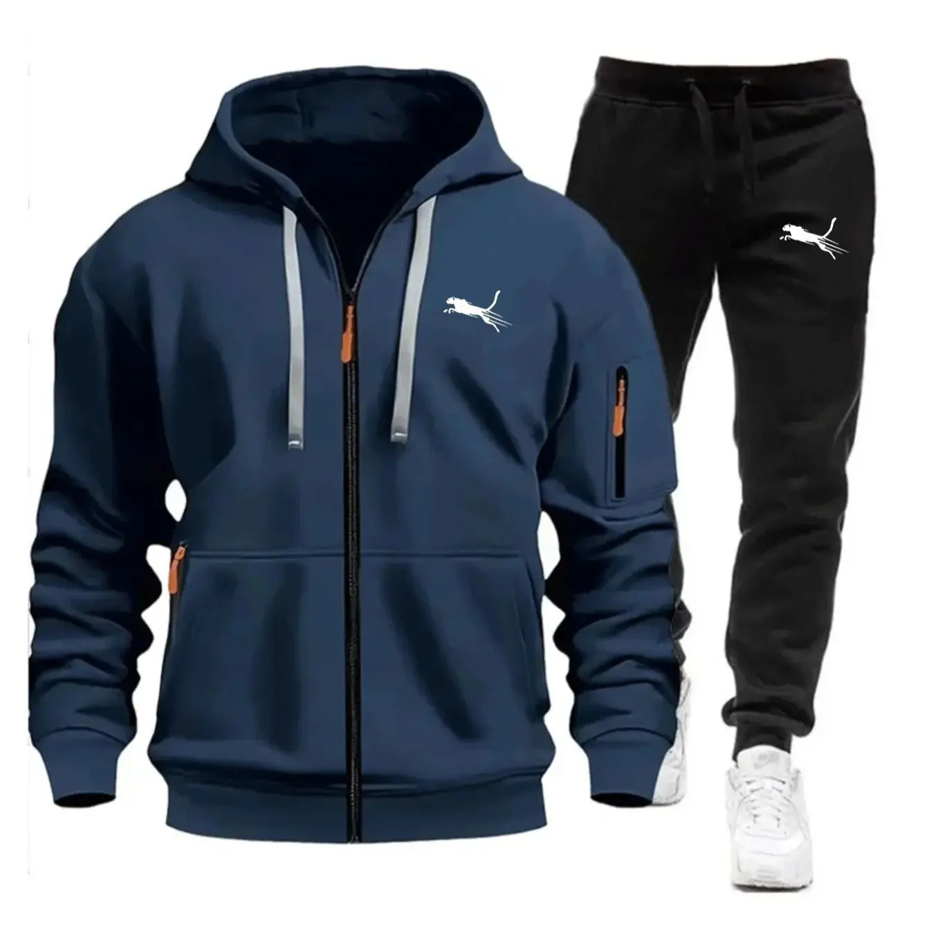 Men's Clothing Casual Sweatshirt Suit Sweatshirts for Men Daily Zipper Hoodies Hot High Quality 2026 Sports Tracksuit Jogging