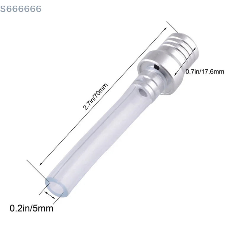 Motorcycle Fuel Tank Breather Pipe Single Way Valve Gas Cap Vent Hoses for Motocross ATV Quad Dirt Pit Bike - Replacement Part