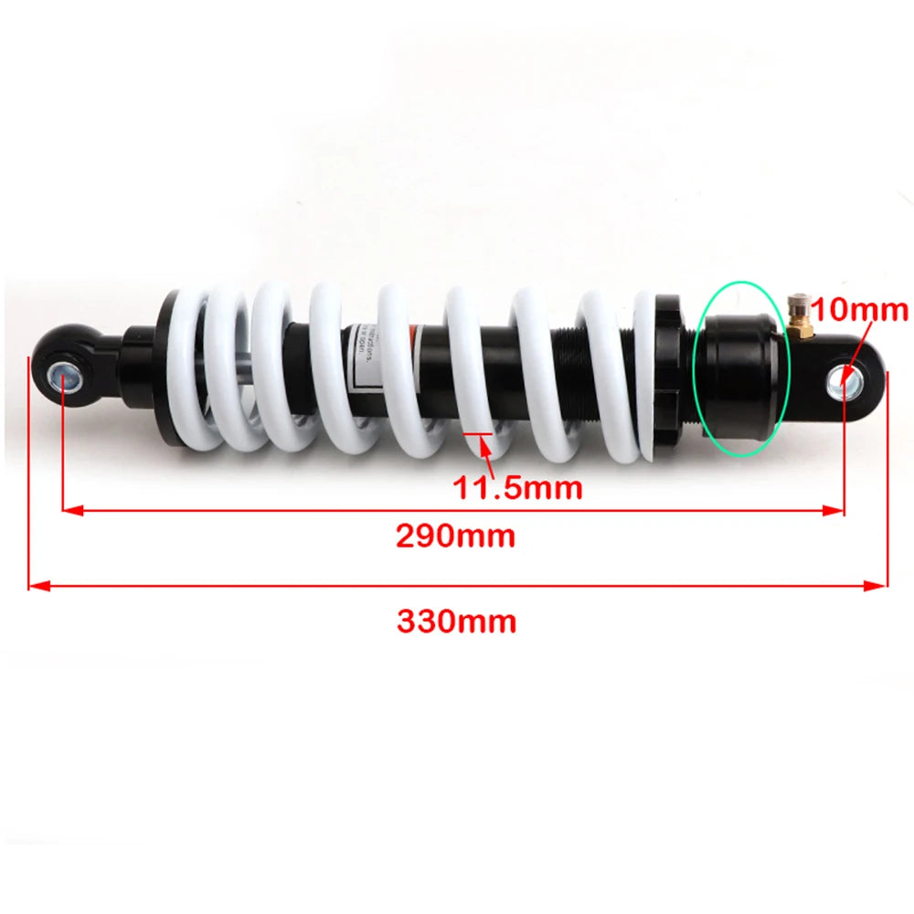 290mm Alloy Off-Road Motorcycle Rear Shock Absorber Damping Adjustable Dirt Pit Bike after Replacement Moto Parts