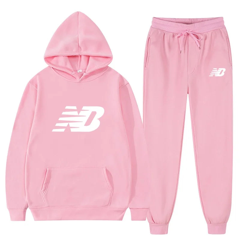 Men's 2026 Spring Hoodie Set, Fashionable Pants, Casual Jogging Wear, Sportswear, Two Piece Sweatshirt
