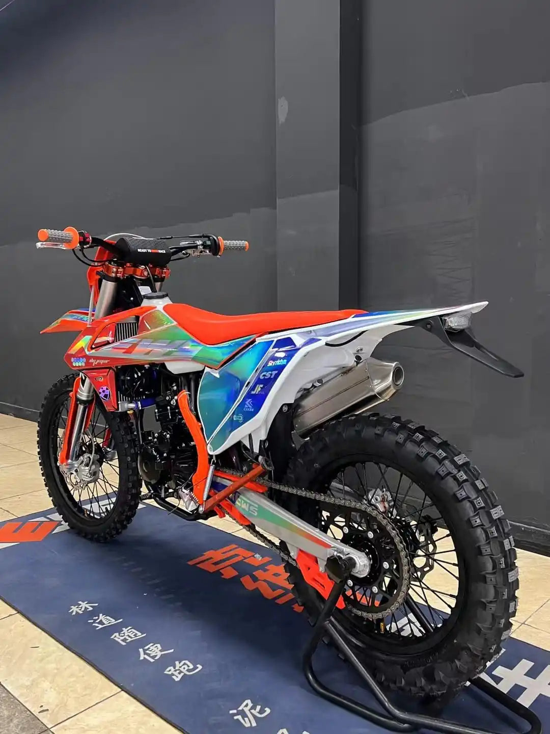 KEWS K16 4 Stroke NB300 Engine 300cc Black Edition Adult Off-Road Motorcycle Moto Cross Dirt Bike With Brushless Motor