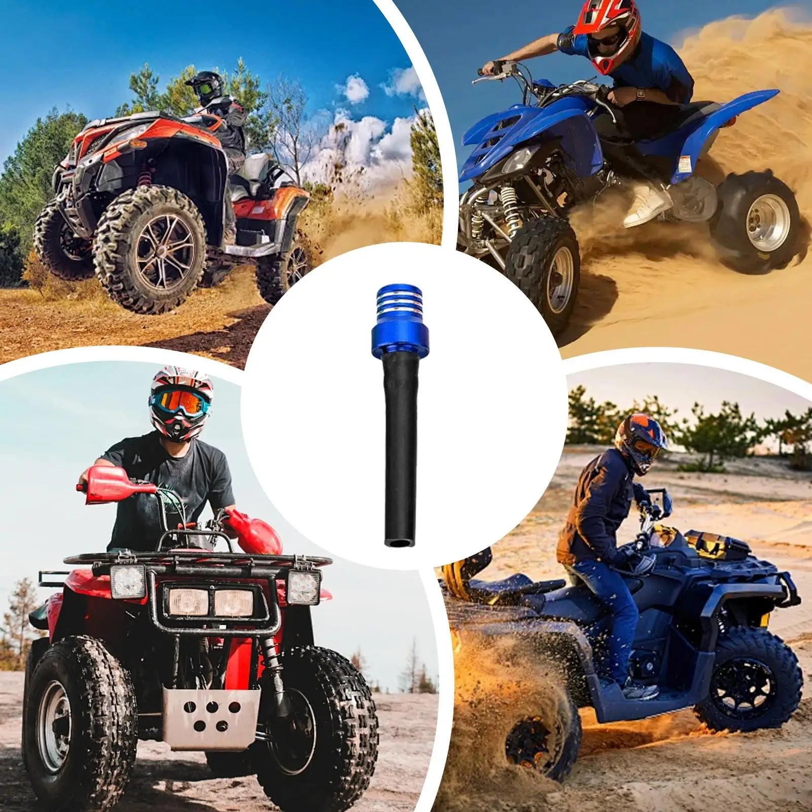 Motorcycle Gas Cap Aluminum Gas Cap Accessories Valve Breather Replacement For Motocross Daily Dirt Pit Bike Atv Off Road