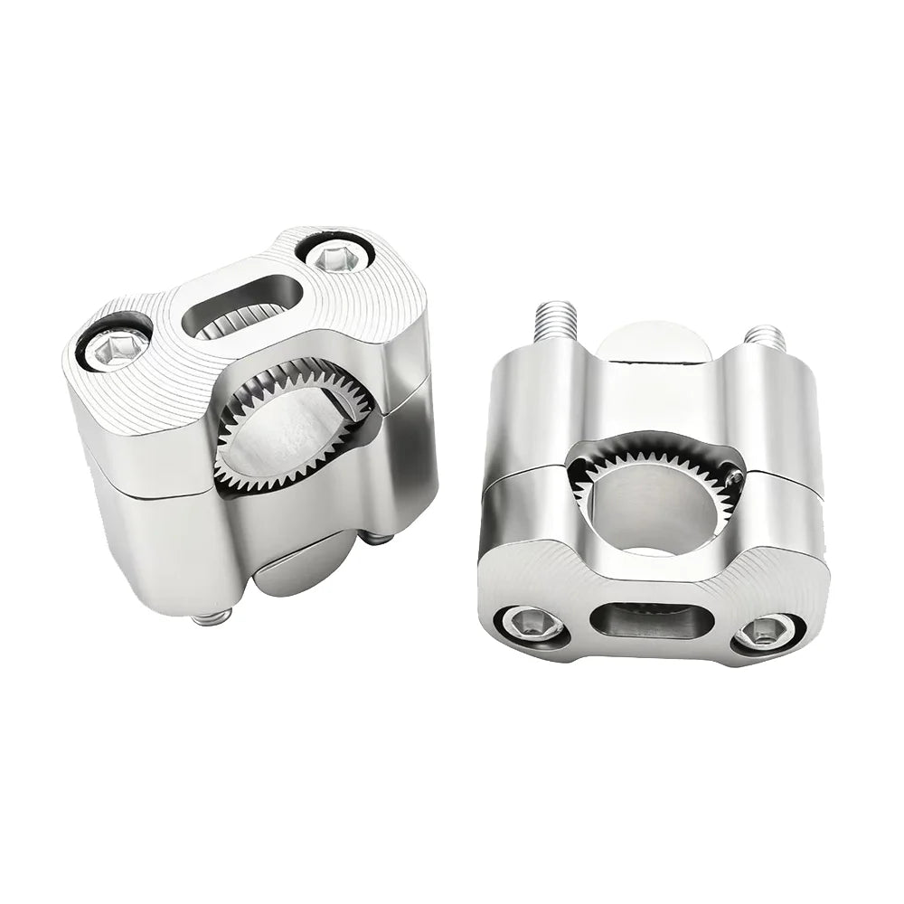 1 Pair 22mm 28mm Universal Off Road Motorbike Bar Clamps Handlebar Risers Adapter For 7/8" 1-1/8 Pit Dirt Bike Motorcycle Enduro