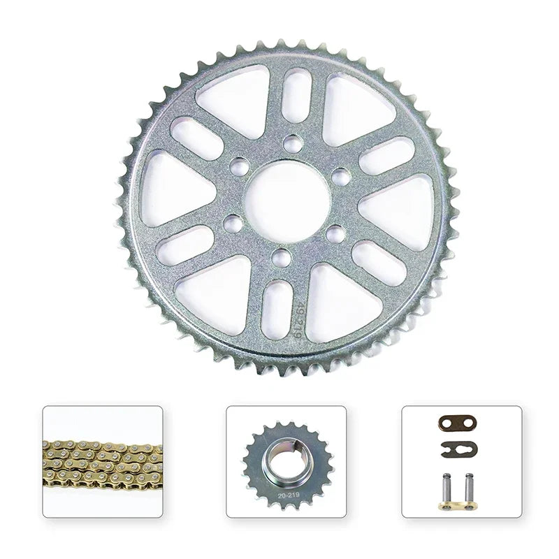 For Surron Light Bee X First-level Transmission Chain Gear Set Dirtbike Off-road for SURRON Motorcycles Chain Parts Segway X260