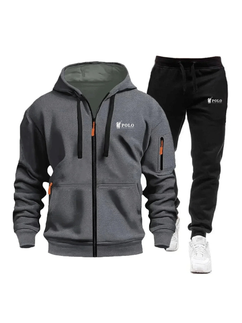 Zipper Sweatshirt Suit Sweatshirts for Men Daily Casual Hoodies Pants High Quality 2026 Sports Tracksuit Jogging Men's Clothing