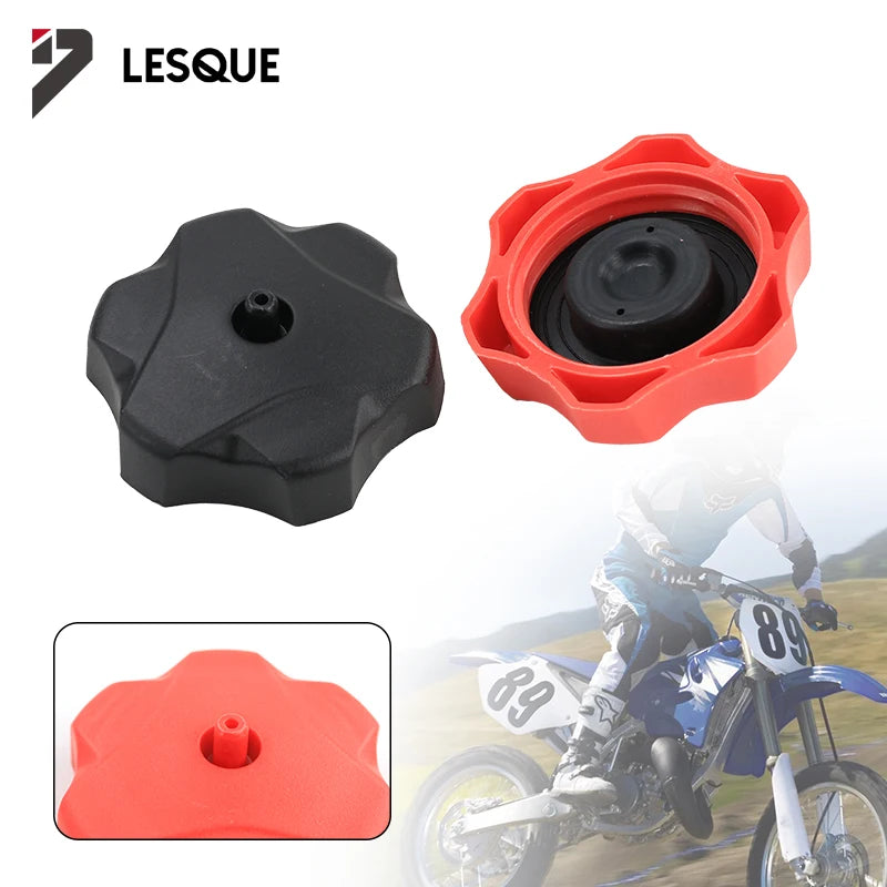 LESQUE Pit Dirt Bike Fuel Gas Tank Cap Lid Cover For Motocross ATV Off Road Vehicle Enduro Universal Motorcycle Accessories