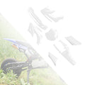 LINGQI RACING Motorcycle Plastic Cover Fairing Kits Mudguard Fenders For Small Apollo Mini Pit Dirt Bike Off Road Spare Parts