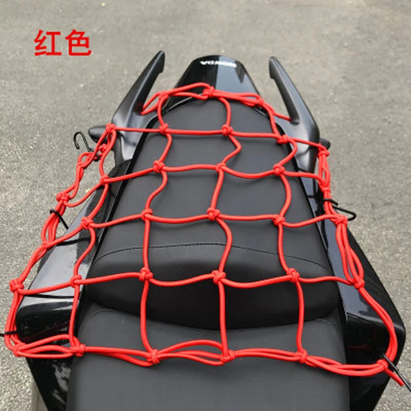 Motorcycle Luggage Net Motorbike Fuel Tank Mesh Motocross Elastic Net Bag Bag Dirt Bike Bicycle Moto Network Rope for Lashing