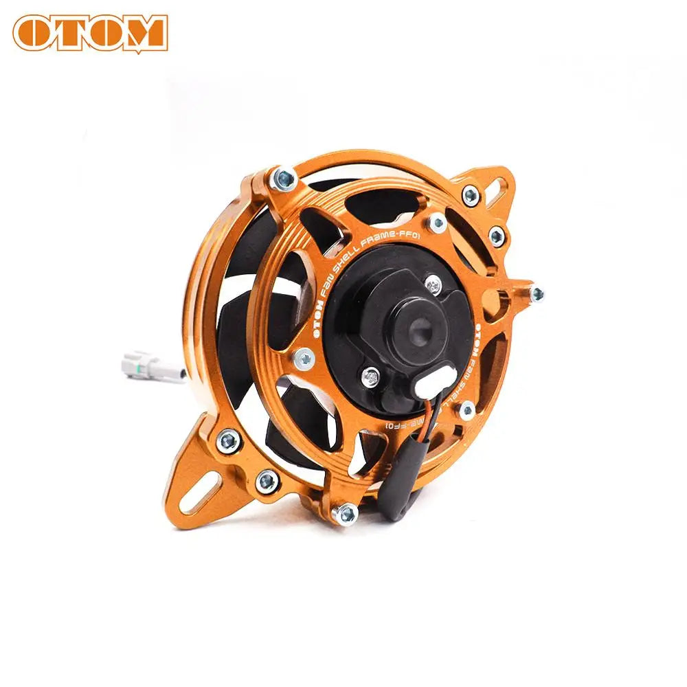 OTOM 200cc 250cc 300cc Motorcycle Cooling Fan 120mm Dirt Pit Bike Motocross ATV Quad Oil Cooler Water Radiator Electric 12V
