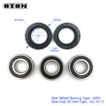OTOM Motorcycle Front Rear Wheel Hub Oil Seal Bearing Set For HONDA CRF CRF150R CRF150RB CRF250RL Dirt Pit Bike Motocross Parts