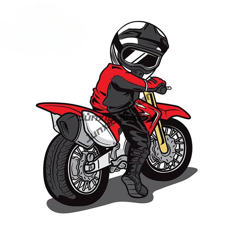 Motocross Vinyl Wall Decal Motorcycle Autobike Wall Art Home Decals Living Room Decoration Dirt Bike Sport