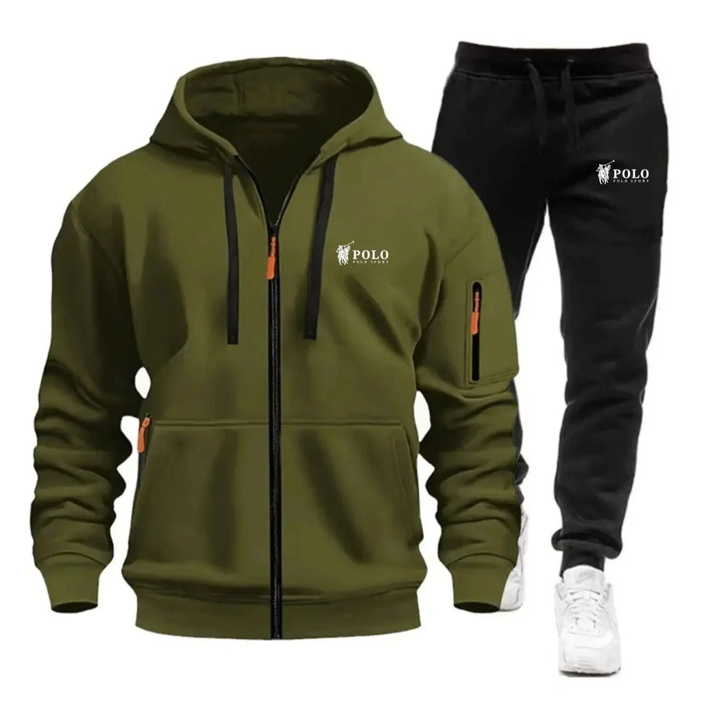 Zipper Sweatshirt Suit Sweatshirts for Men Daily Casual Hoodies Pants High Quality 2026 Sports Tracksuit Jogging Men's Clothing