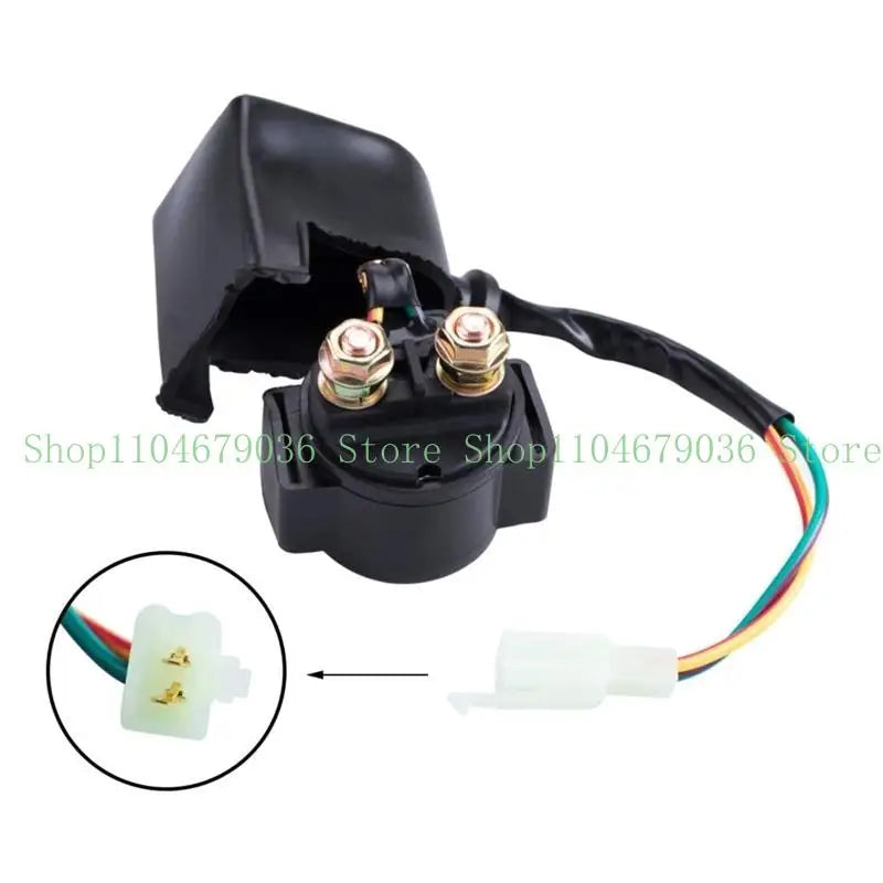 652F Upgraded Starter Solenoid for 4-Stroke GY6 50cc 125cc 150cc 200cc 250cc ATV Dirt Bikes Scooters Go Kart Dne Buggys