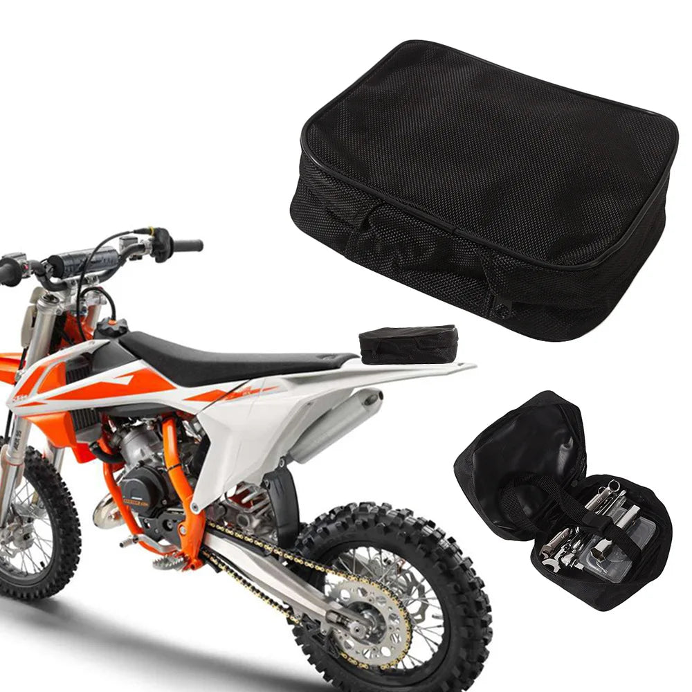 Dirt Bike Crash Bag Storage Package Bags Rear mudguard Bag off-road motorcycle rear fender nylon edge cover dust-proof cover