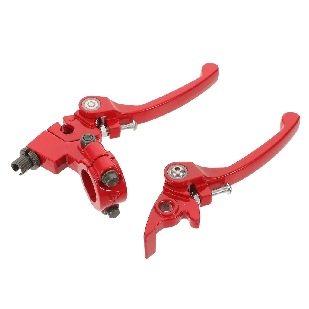 2pcs Pit Bike Brake Lever 7/8" Handlebar Clutch Brake Handle Spring Loaded For Mini Motorcycle Atv Off-Road Dirt Bikes