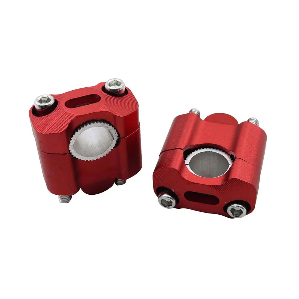 1 Pair 22mm 28mm Universal Off Road Motorbike Bar Clamps Handlebar Risers Adapter For 7/8" 1-1/8 Pit Dirt Bike Motorcycle Enduro