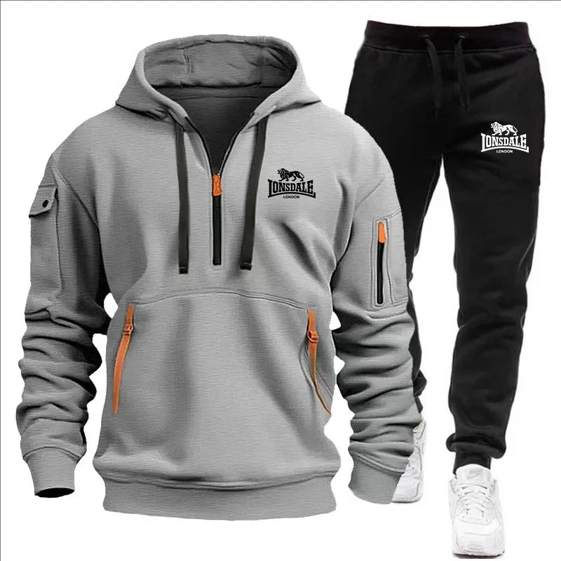 2024 Sports Tracksuit Jogging Men's Clothing Casual Sweatshirt Suit Sweatshirts for Men Daily Tricolor Hoodies Hot High Quality