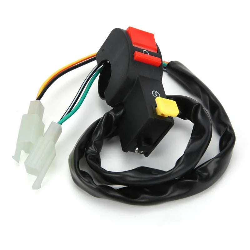 Motorcycle Kill Stop Button Switch Handlebar Ignition Starter for 50cc 70cc 90cc110cc 125cc 150cc 200cc 250cc Pit Dirt Bike Quad