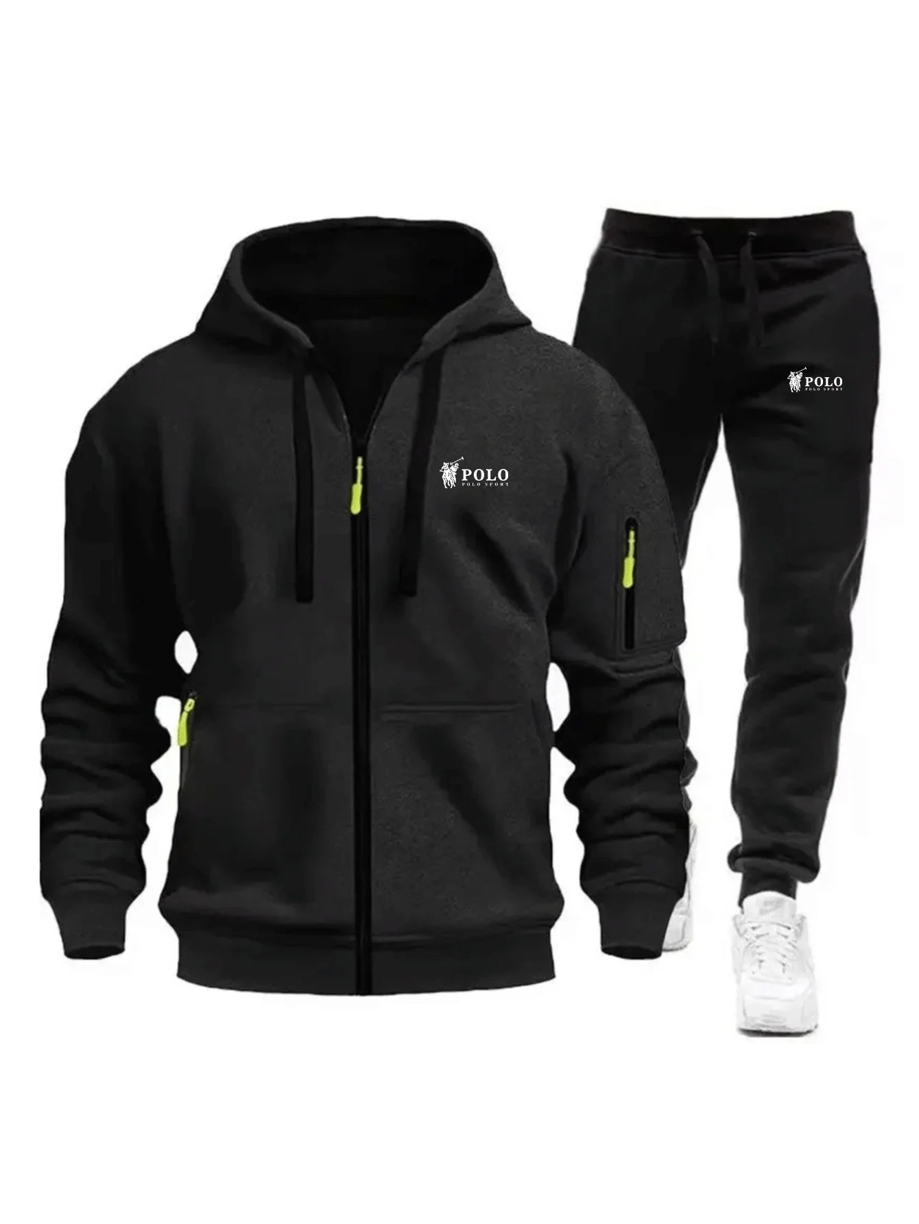 Zipper Sweatshirt Suit Sweatshirts for Men Daily Casual Hoodies Pants High Quality 2026 Sports Tracksuit Jogging Men's Clothing