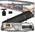 Dual-Len Dash Cam for Cars ultra-thin 4.3Inch Rearview Mirror DVR Car 1080P Video Recorder Front Rear View Camera car recording