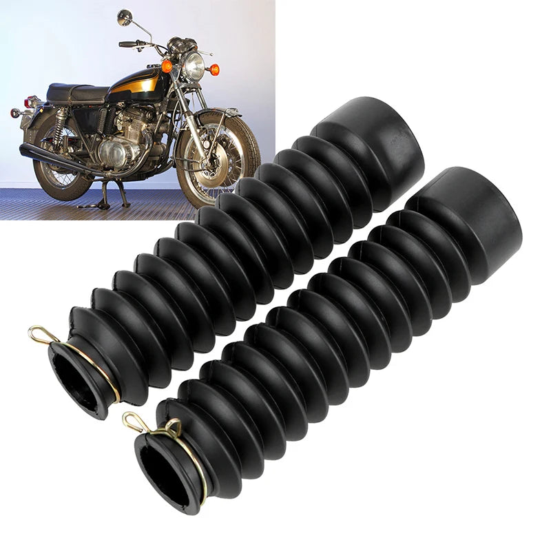 [MC]Motorcycle Universal Front Fork Cover Boot Shock Absorber Protector Sleeve Dust Guard For Motocross Off Road Pit Dirt Bike