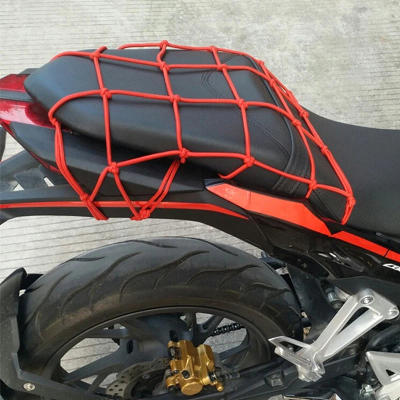 Motorcycle Luggage Net Motorbike Fuel Tank Mesh Motocross Elastic Net Bag Bag Dirt Bike Bicycle Moto Network Rope for Lashing
