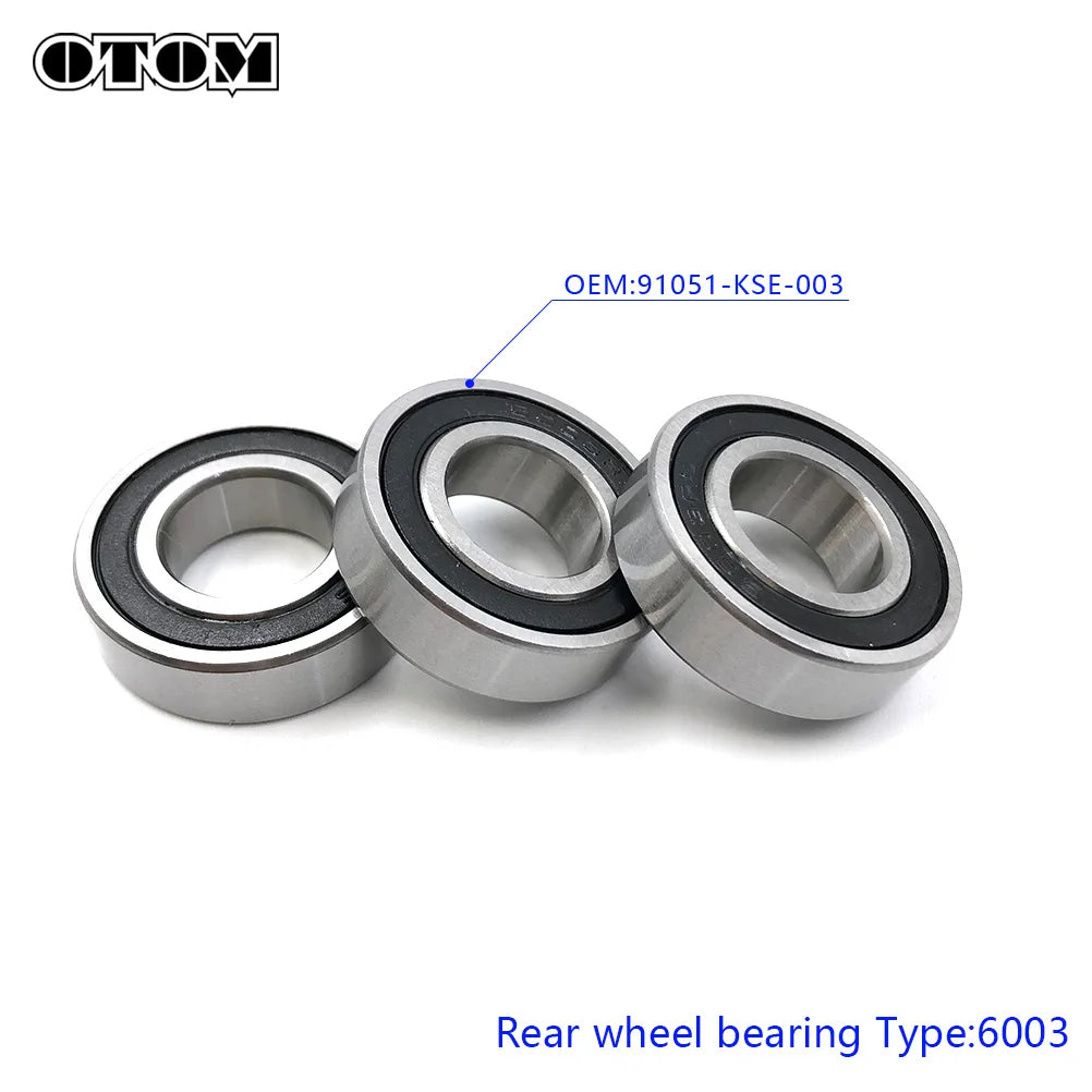 OTOM Motorcycle Front Rear Wheel Hub Oil Seal Bearing Set For HONDA CRF CRF150R CRF150RB CRF250RL Dirt Pit Bike Motocross Parts