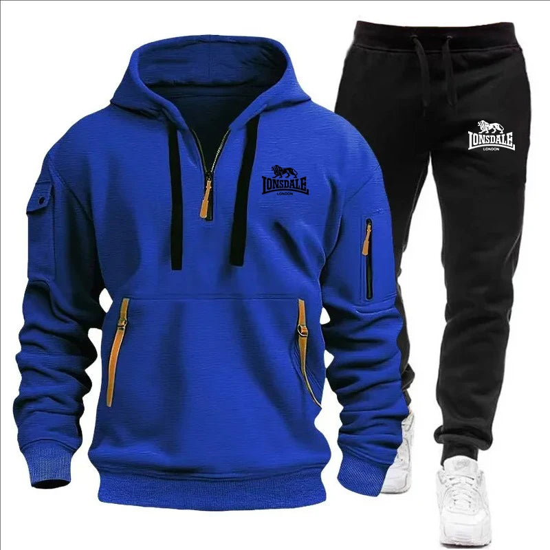 2024 Sports Tracksuit Jogging Men's Clothing Casual Sweatshirt Suit Sweatshirts for Men Daily Tricolor Hoodies Hot High Quality