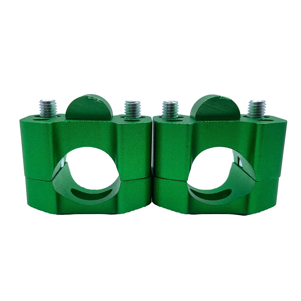 1 Pair 22mm 28mm Universal Off Road Motorbike Bar Clamps Handlebar Risers Adapter For 7/8" 1-1/8 Pit Dirt Bike Motorcycle Enduro