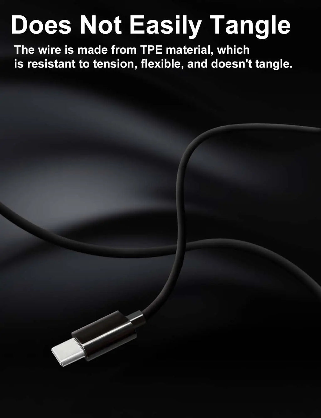 USB C Wired Headphones with Mic for iPhone 17 16 15 Pro Max Samsung, Earbuds Earphones Type C