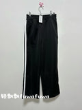 Japanese Students Daily Leisure Loose Sports Jacket Trousers Women's Subculture Y2k Black and White Sweet Spring Sweet Suit