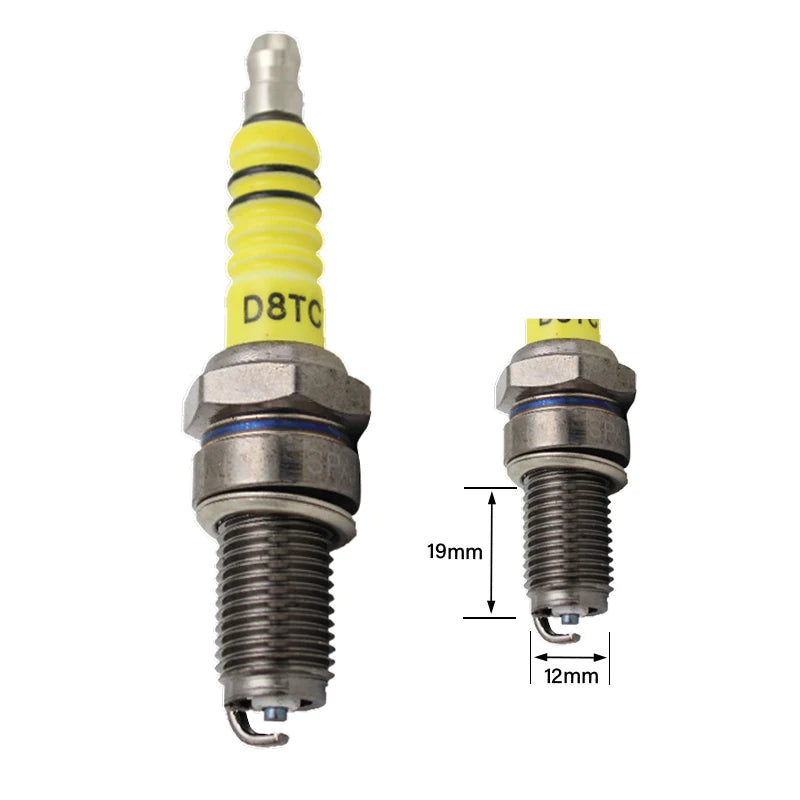 Motocycle A7TC/D8TC Standard Spark Plug For 125cc 150cc 200cc 250cc Scooter Modification Pit Dirt Bike ATV Quad Motard Moped