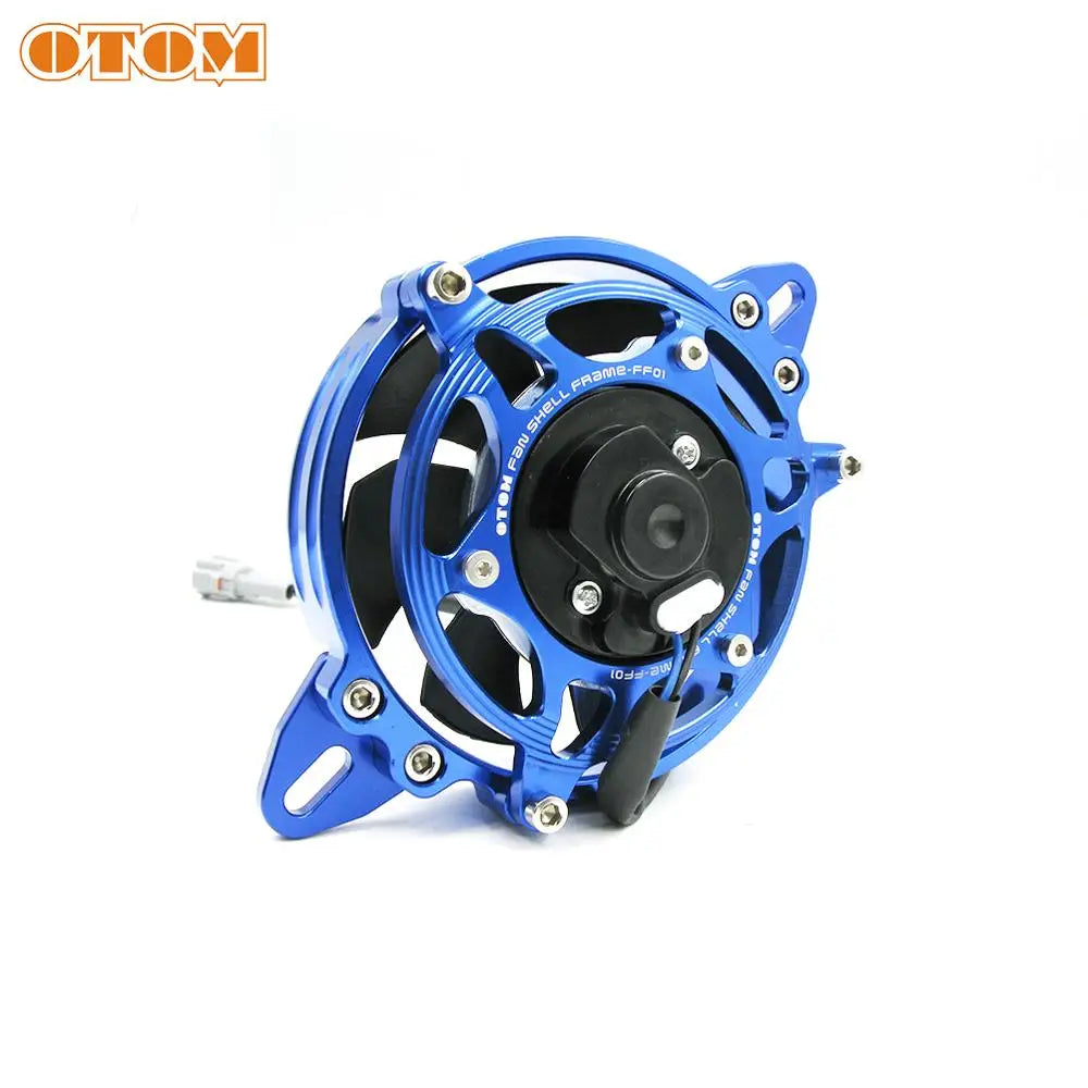 OTOM 200cc 250cc 300cc Motorcycle Cooling Fan 120mm Dirt Pit Bike Motocross ATV Quad Oil Cooler Water Radiator Electric 12V
