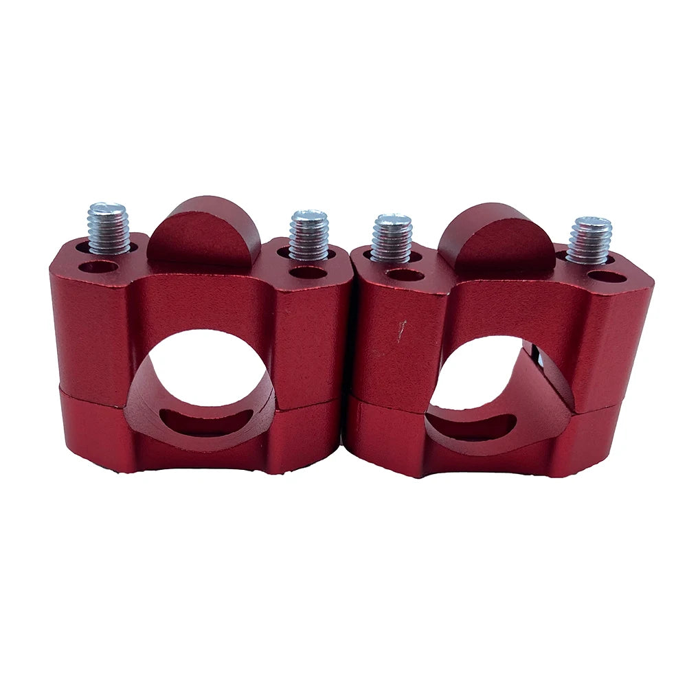 1 Pair 22mm 28mm Universal Off Road Motorbike Bar Clamps Handlebar Risers Adapter For 7/8" 1-1/8 Pit Dirt Bike Motorcycle Enduro