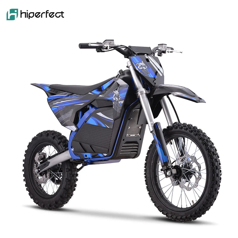 Super New 5000W 72V 30ah Big Power Adults Electric Off Road Racing E-dirt Bike Pit Bike Motorcycle Moto Cross 17/14 Tyre With C