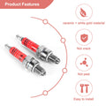 Pack Of 2 Racing 3 Electrode Spark Plug A7tc For 50Cc 110Cc 125Cc 150Cc Atv Scooter Dirt Bike Go Kart-L94A
