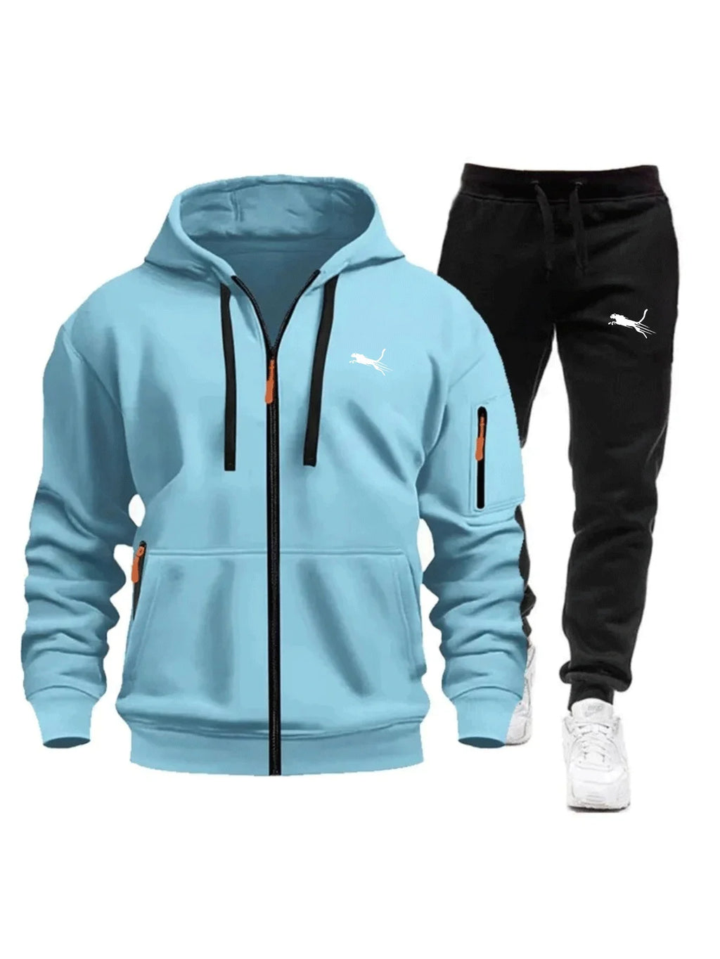 Men's Clothing Casual Sweatshirt Suit Sweatshirts for Men Daily Zipper Hoodies Hot High Quality 2026 Sports Tracksuit Jogging