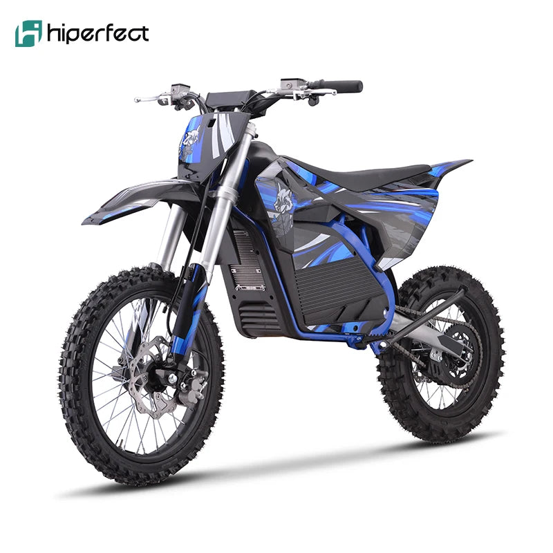 Super New 5000W 72V 30ah Big Power Adults Electric Off Road Racing E-dirt Bike Pit Bike Motorcycle Moto Cross 17/14 Tyre With C