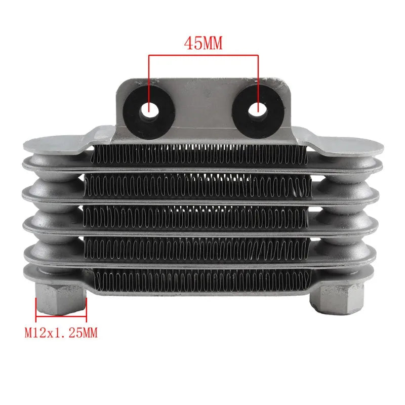 For 100Cc-250Cc Motorcycle Engine Oil Cooler Kit- High Quality 5 Row Off-Road Dirt Bike ATV Accessories