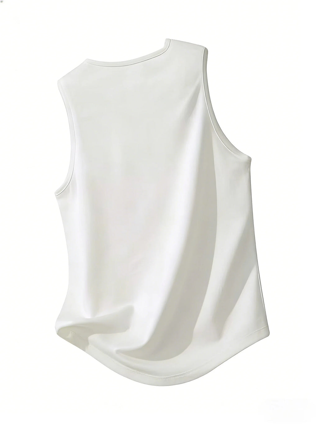 Fashionable letter-printed casual trendy sports vest, muscular and snug comfort vest