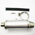 Motorcycle Muffler 39mm Exhaust End Pipe GPX T4 Racing Tail Pipe For Pit Dirt Bike Off-road Enduro Supermoto Moped GoKart ATV