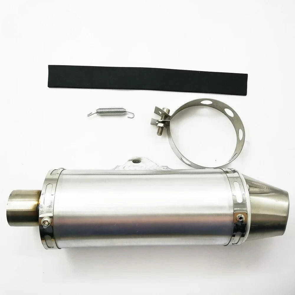 Motorcycle Muffler 39mm Exhaust End Pipe GPX T4 Racing Tail Pipe For Pit Dirt Bike Off-road Enduro Supermoto Moped GoKart ATV
