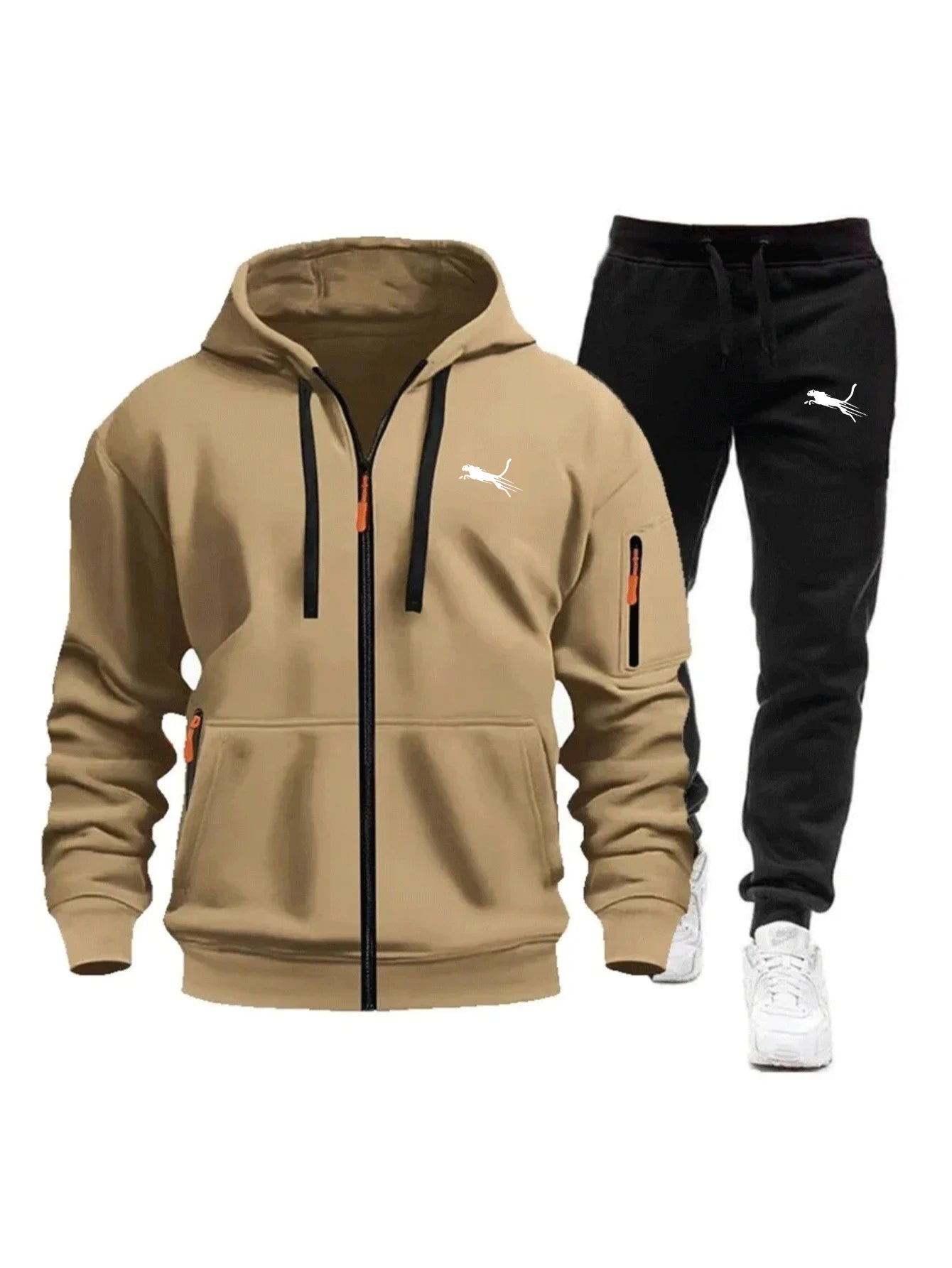 Men's Clothing Casual Sweatshirt Suit Sweatshirts for Men Daily Zipper Hoodies Hot High Quality 2026 Sports Tracksuit Jogging