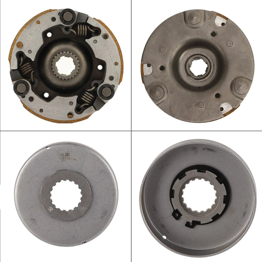 50cc-110cc ATV Automatic Clutch With Lid 17mm Engine Start Clutch Assembly For Chinese 50cc to 110cc Dirt Bike Go Kart