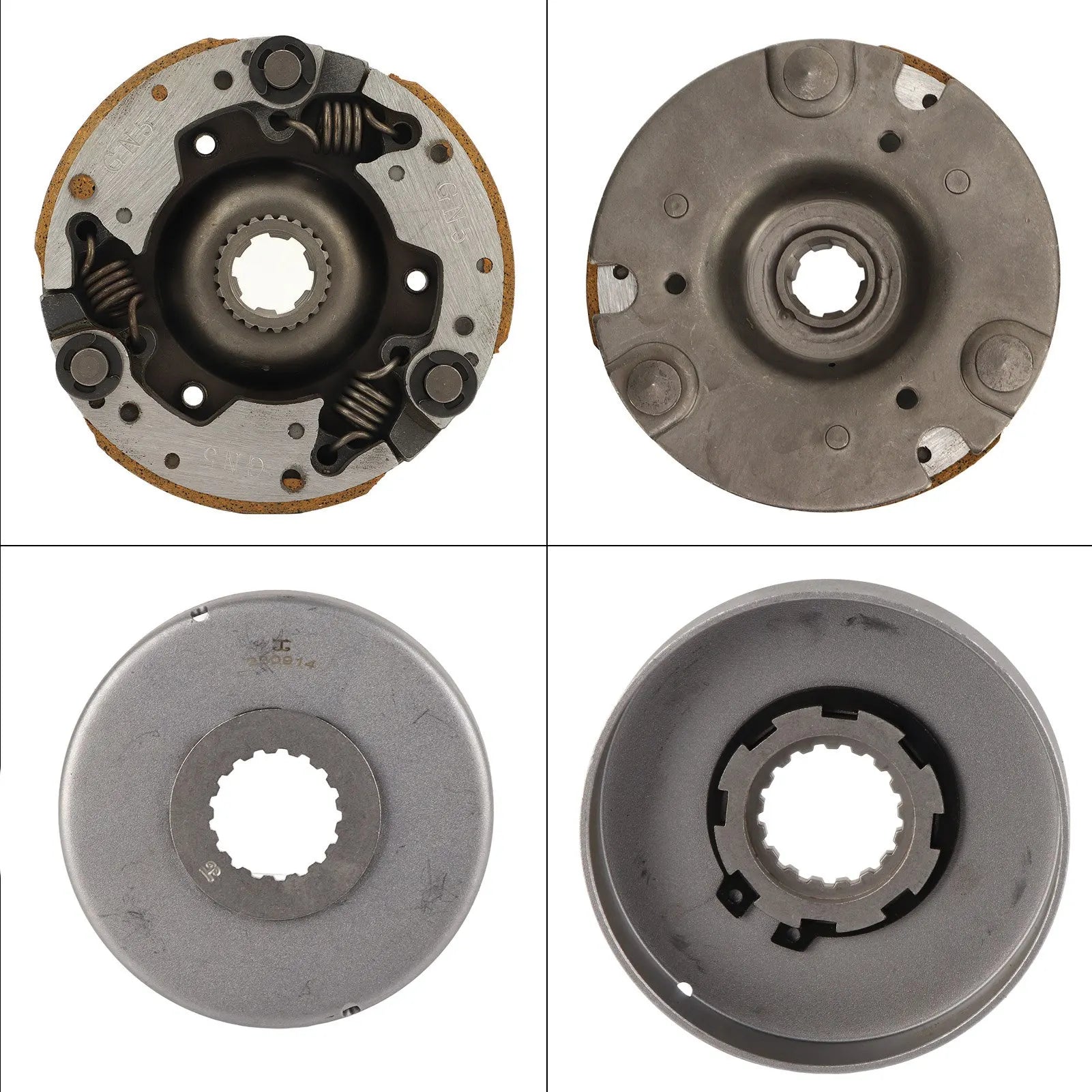 50cc-110cc ATV Automatic Clutch With Lid 17mm Engine Start Clutch Assembly For Chinese 50cc to 110cc Dirt Bike Go Kart