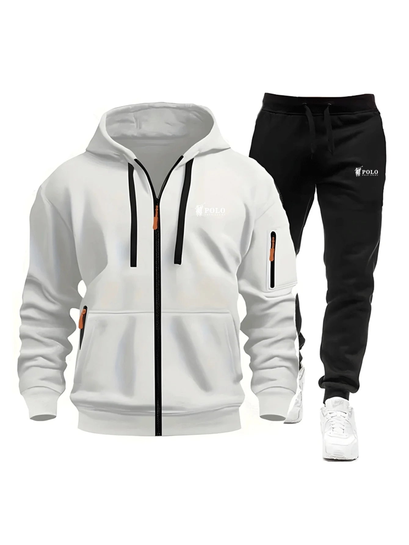 Zipper Sweatshirt Suit Sweatshirts for Men Daily Casual Hoodies Pants High Quality 2026 Sports Tracksuit Jogging Men's Clothing