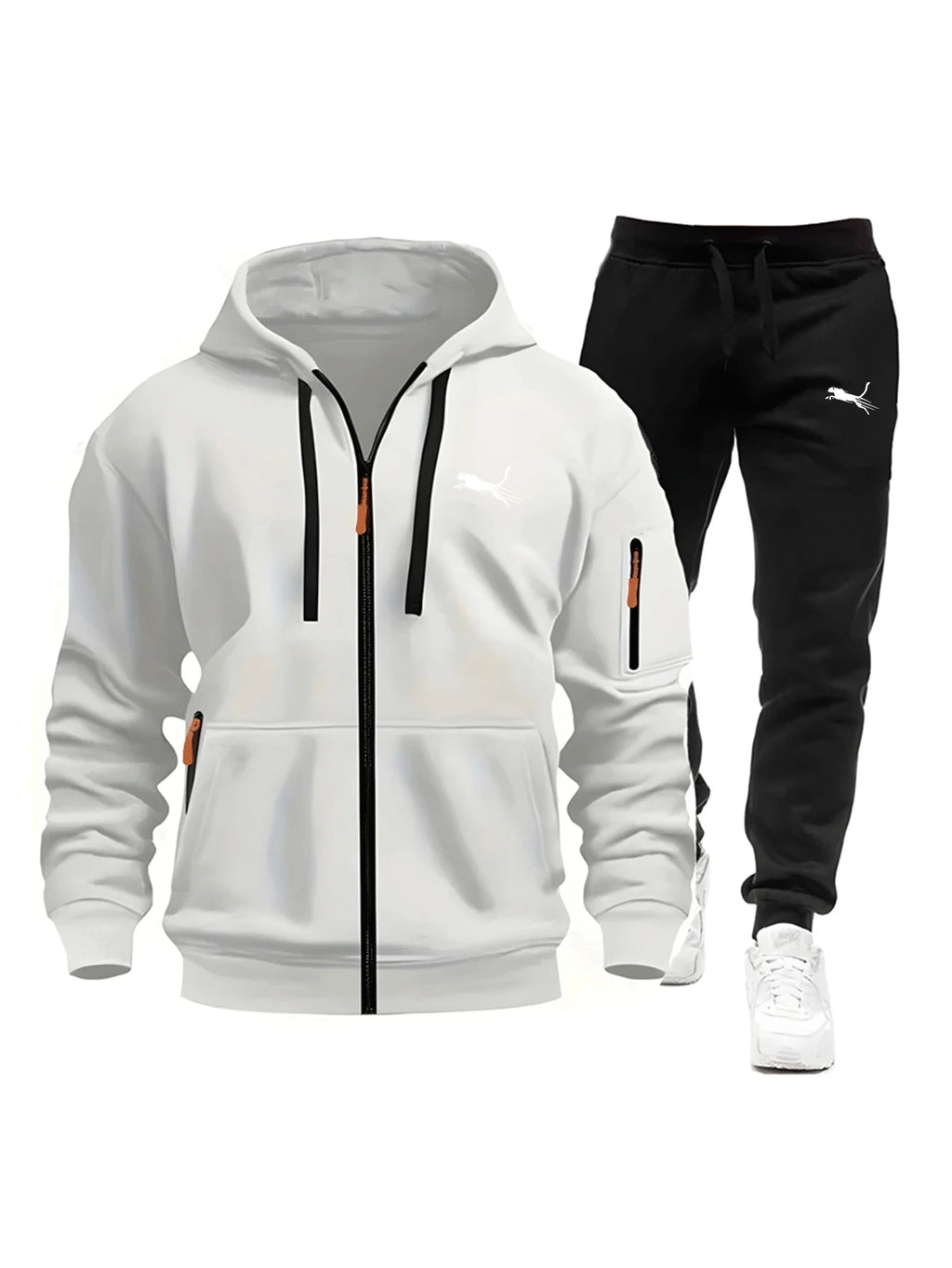 Men's Clothing Casual Sweatshirt Suit Sweatshirts for Men Daily Zipper Hoodies Hot High Quality 2026 Sports Tracksuit Jogging